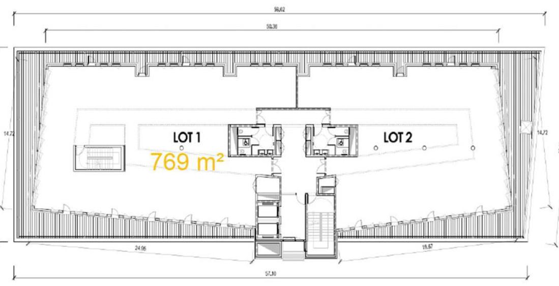 Bureau Lyon 4533m² Location bureau Lyon Rhône OLBUR2109119 11
